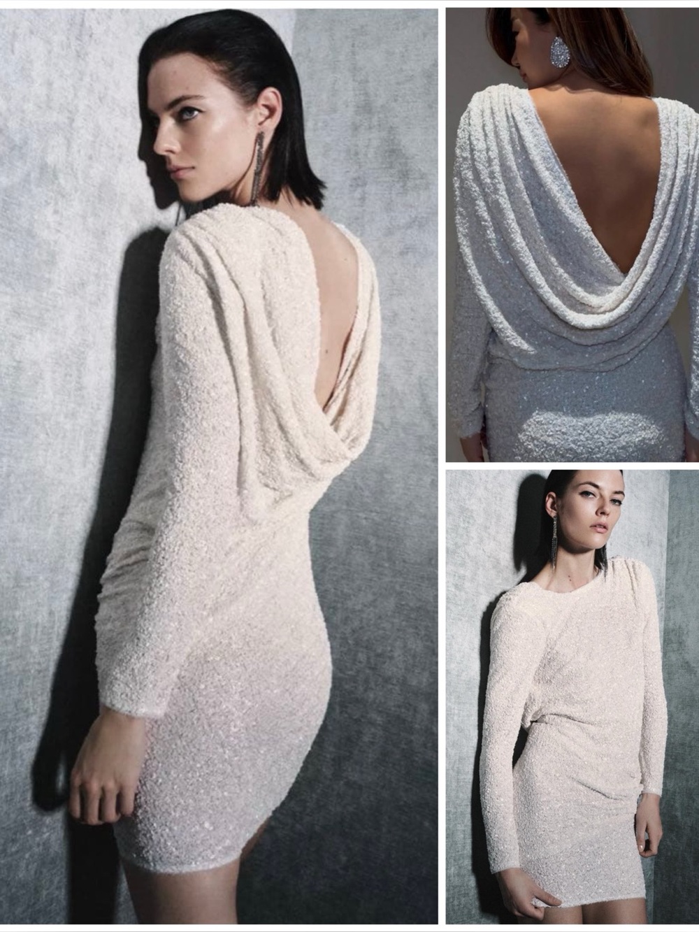 ZARA ~ ZW Collection Sequin Mini Dress